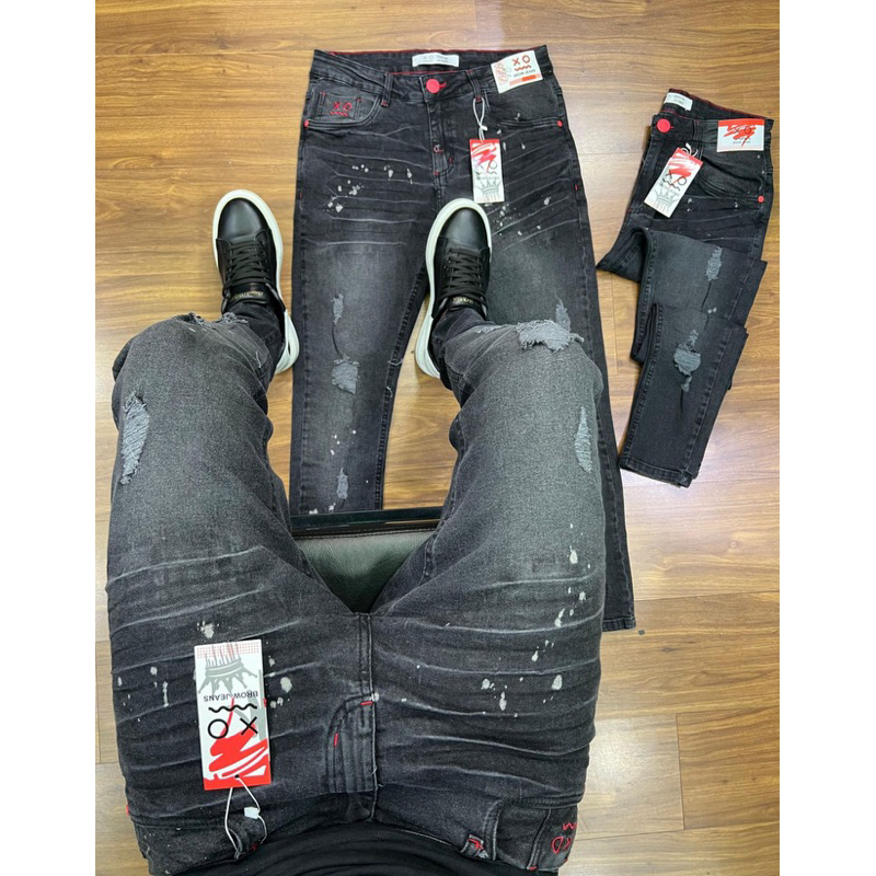 Calça Jeans Skinny Modelo Jogador em Oferta na Shopee