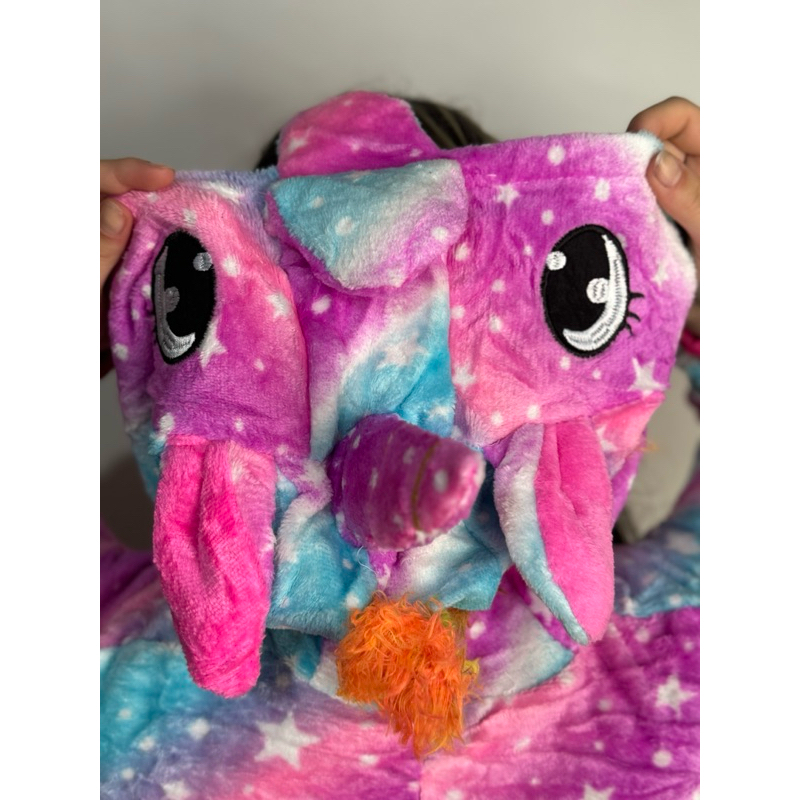 Pijama Kigurumi Unicórnio Infantil e Adulto