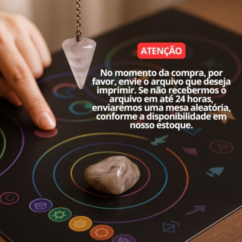Impressão de Mesa Radiônica em Placa de PVC (NO ARQUIVO QUE VOCÊ DESEJA)