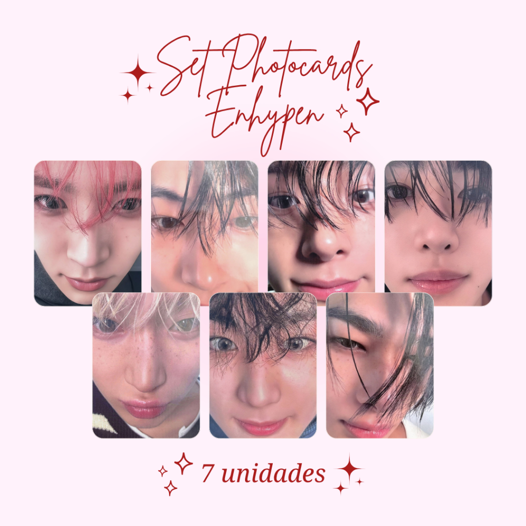 Set Photocards Enhypen pãozinho ot7