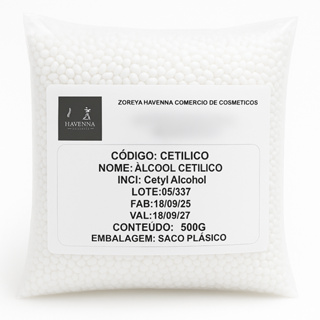 Alcool cetilico 500g cetyl alcohol em Oferta na Shopee