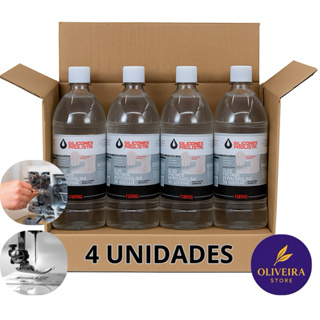 Kit 4, 2 e 1 UNIDADES Oleo Branco para Máquinas de Costura Reta Galoneira Overlock Domesticas 1 Litro Silicones Paulista em Oferta na Shopee