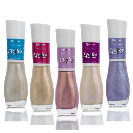 Esmaltes Hipoalergênicos Maria Pomposa - Coleção Efeitos - Escolha o seu Efeito Preferido! em Oferta na Shopee