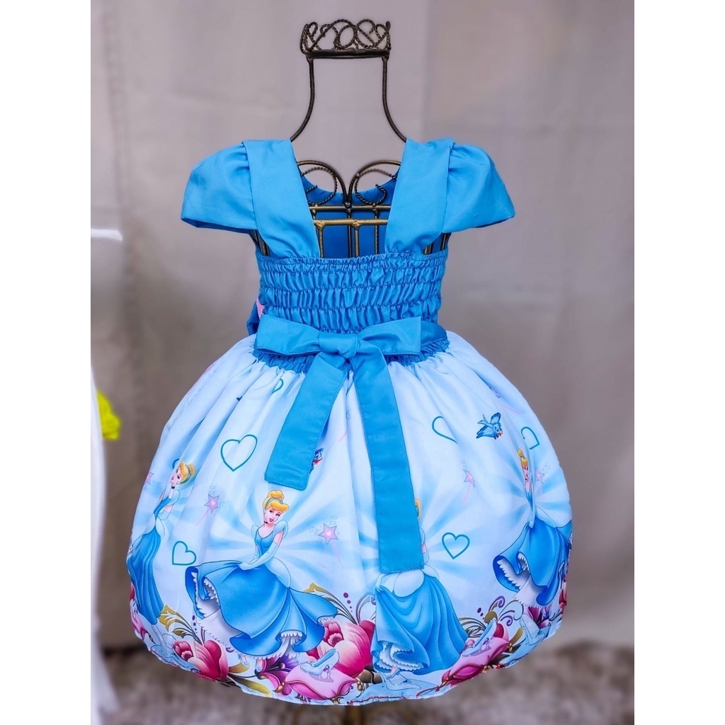 Vestido Aniversario Cinderela Luxo ,Bolofofo,  ,Stite ,Marcha , Barbie Maria Clara, Landi Bang