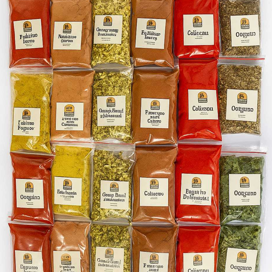 Kit 20 Temperos e Condimentos Naturais em Sachês 30g cada | Artesanal | Sem Conservantes em Oferta na Shopee