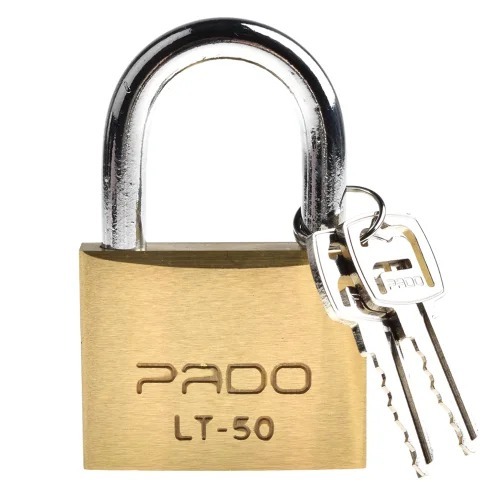Cadeado em Latão LT-50mm Pado Envio Imediato