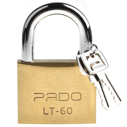 Cadeado em Latão LT-60mm Pado Envio Imediato