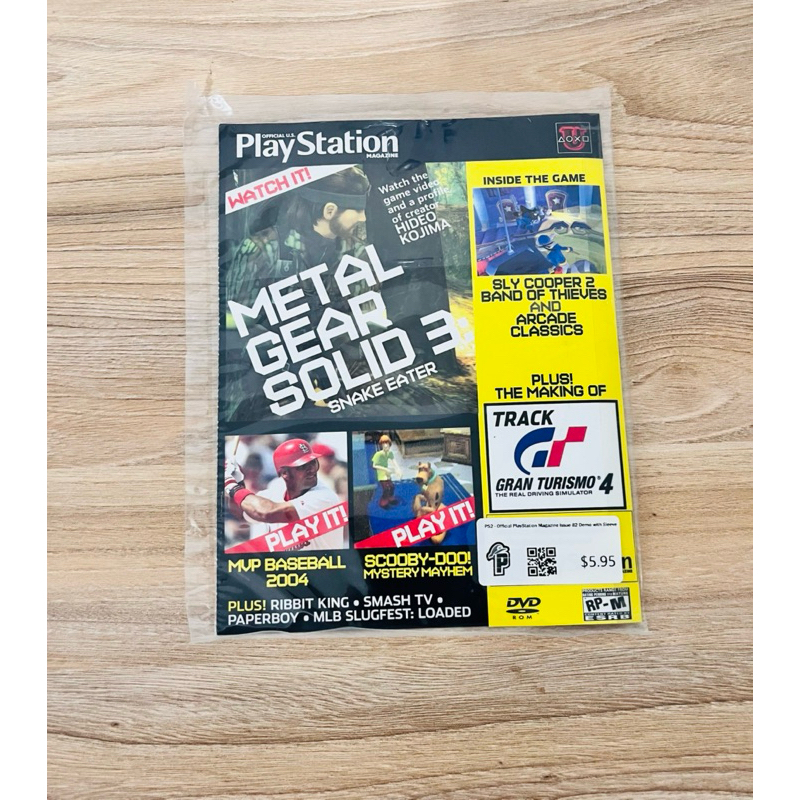 Cd Demo Playstation 2 Metal Gear Solid Beisebol Original Lacrado