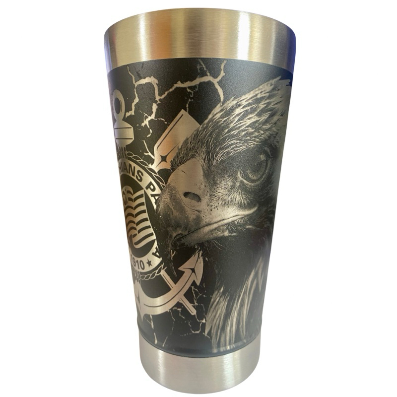 COPO TÉRMICO REALISTA CORINTHIANS GRAVADO A LASER COM TAMPA E ABRIDOR em Oferta na Shopee