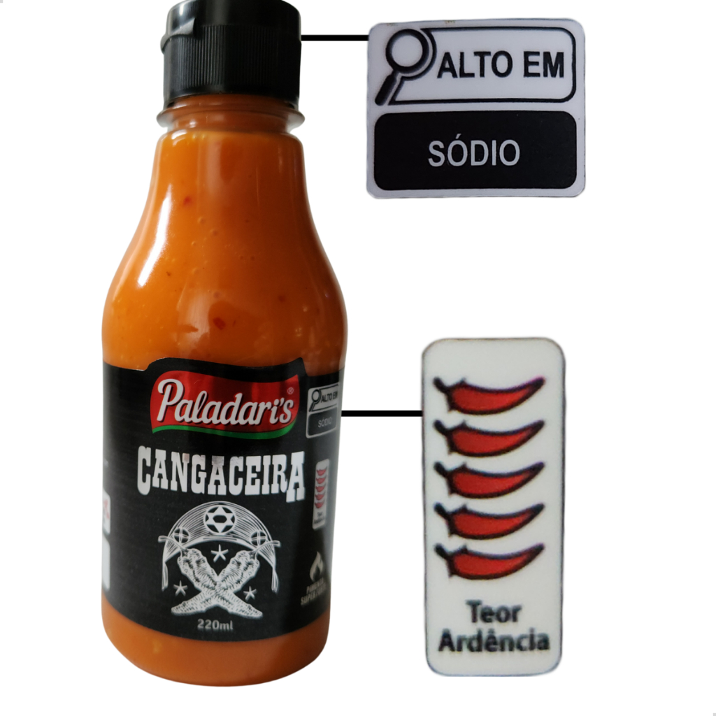 Molho De Pimenta Artesanal Cangaceira Com Polpa Carolina Reaper 220ml