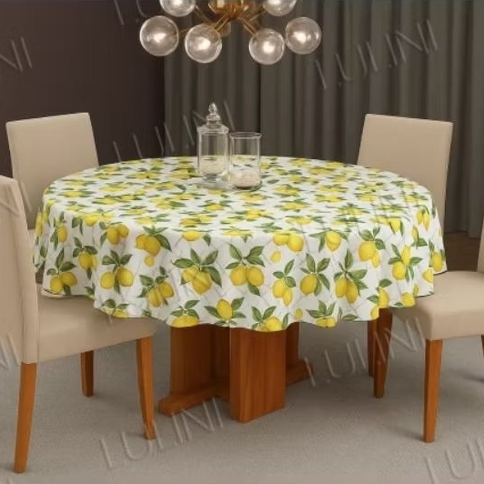 Toalha de mesa cozinha REDONDA 140X140cm várias estampas  -PREÇO DE FÁBRICA em Oferta na Shopee
