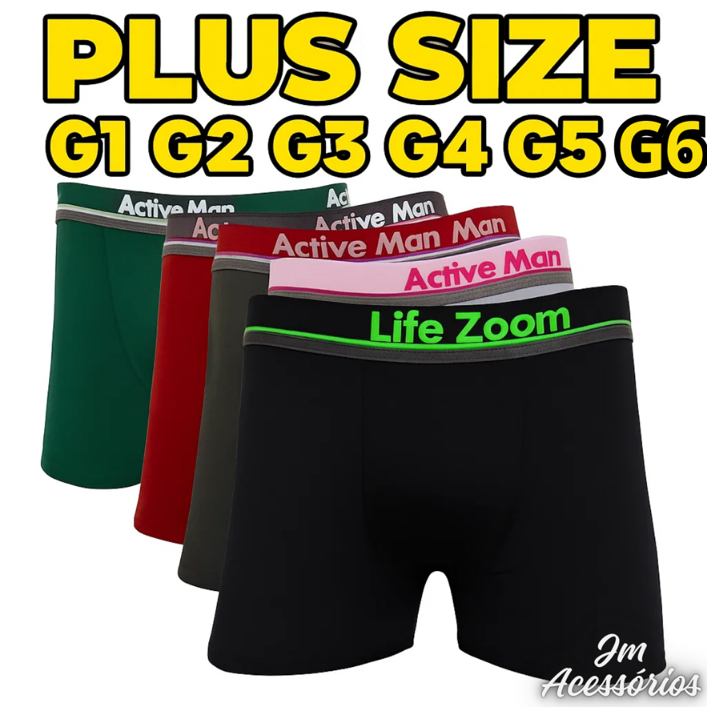 Cuecas Plus Size G5: Onde Comprar | BuscaProdutos