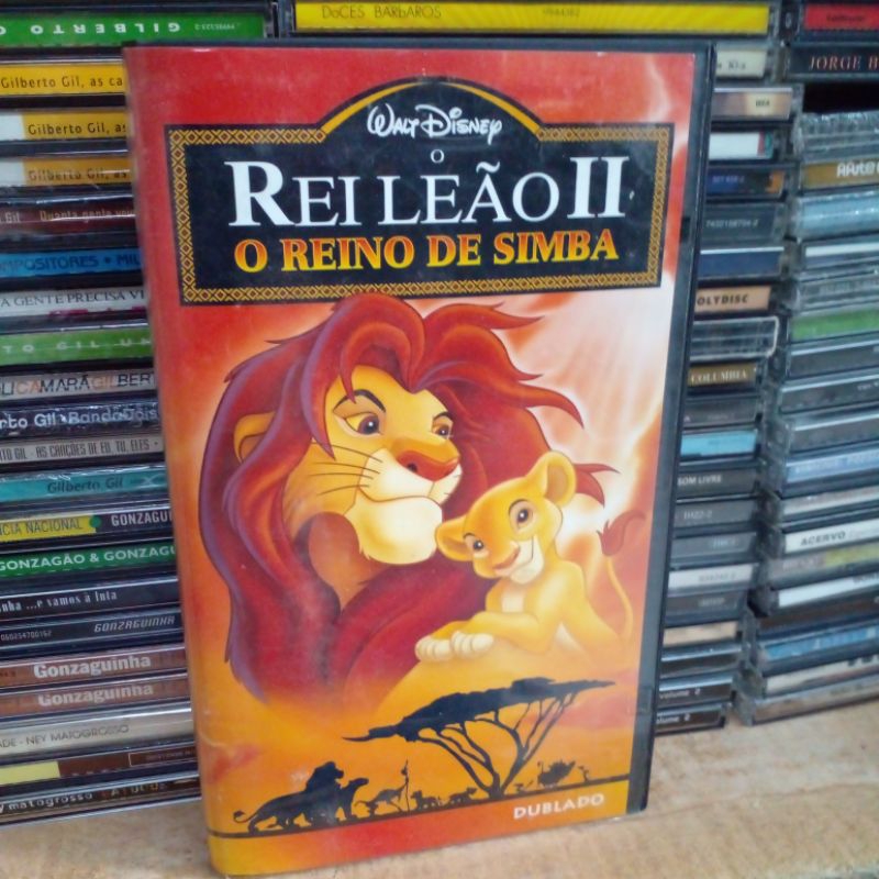 O rei leão 2 o reino de simba - Fita VHS