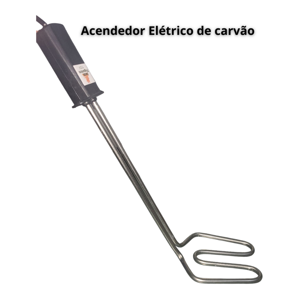 Acendedor Elétrico De Churrasqueira a Carvão  e Lareira 110V