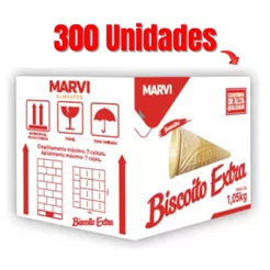 Casquinha Biscoito Crocante EXTRA Marvi Sorvete Ou Cone C/ 300 Unidades
