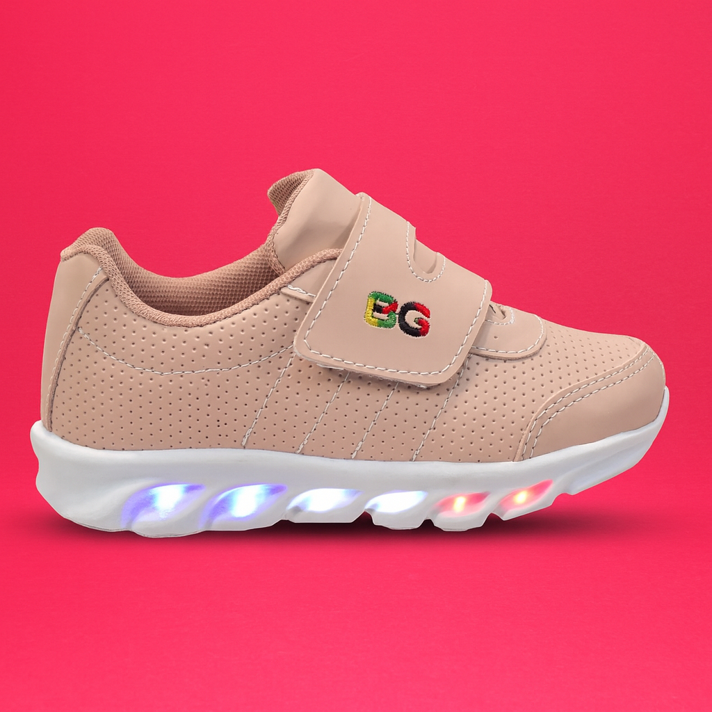 Tenis Menina Menino Led Luzes Pisca Pisca Macio Confortável Casual