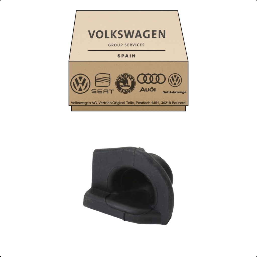 Borracha batente da portinhola do tanque do Golf MK3 GL GLX GTI e VR6