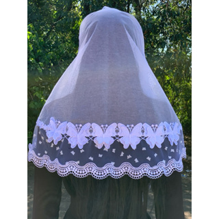 VÉU CCB IZ 227 REDONDO E RETANGULAR ACOMPANHA O PORTA VEU em Oferta na Shopee