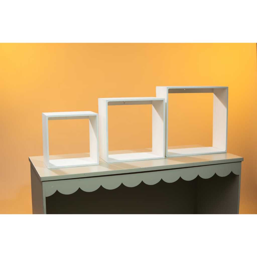 Kit com 3 Nichos Quadrado M.D.F Decorativo Variados em Oferta na Shopee