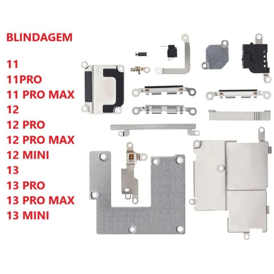 Blindagem Interno Completo  Compatível 11 Pro 11 PRO MAX 12 12 PRO 12 PRO MAX 13 PRO 13 PRO MAX 12 MINI 13 MINI em Oferta na Shopee
