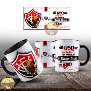 Caneca do Vitoria Com Seu Nome Personalizado - Cerâmica 325ml em Oferta na Shopee