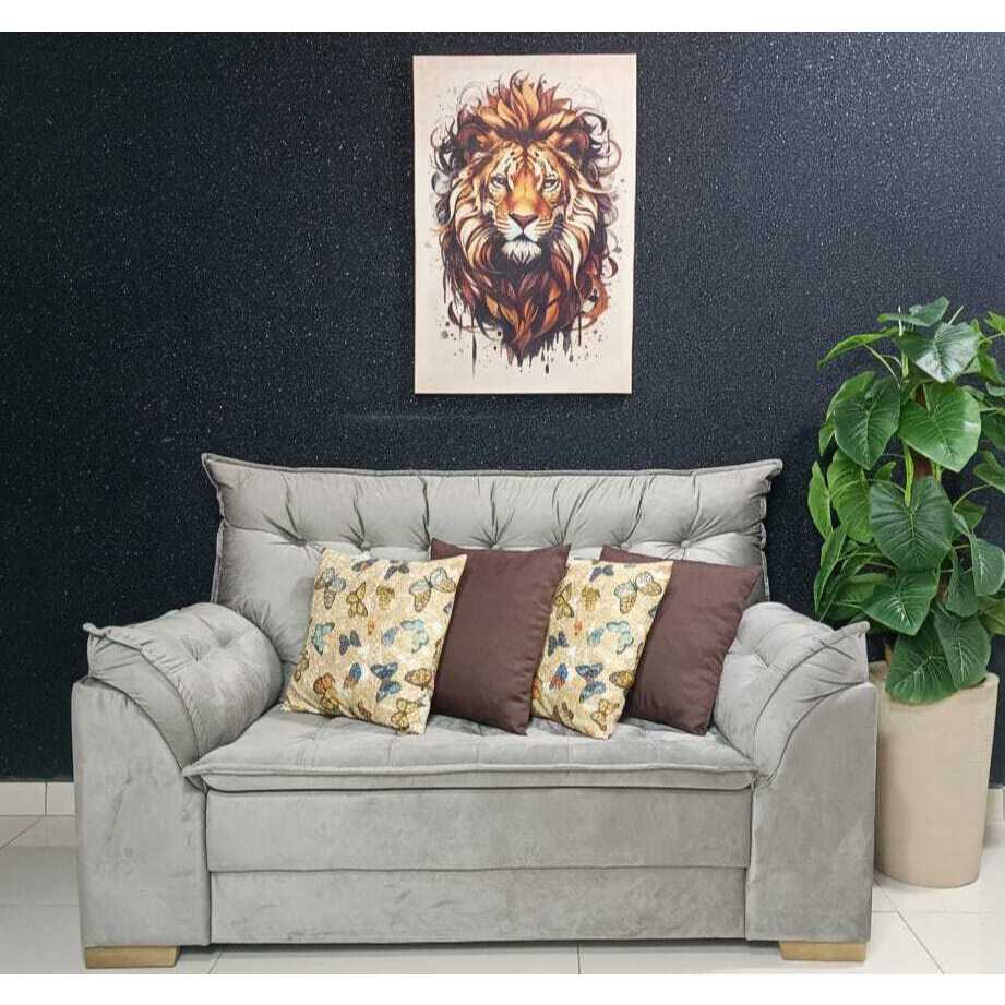 Kit capa de almofada 45x45 4 unidades decoração quarto sala  almofadas para sofá