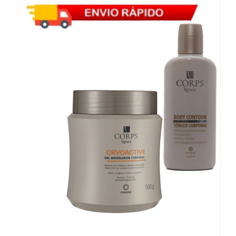 Kit Corps Lignea Para Tonificar - Gel Modelador + Tônico Corporal Hinode
