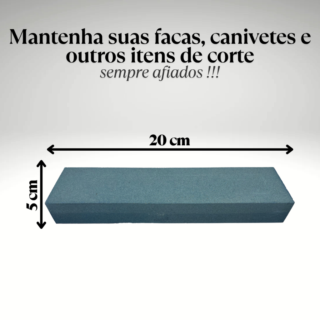 Pedra Para Amolar Afiar facas Canivetes Cutelos Tesouras Lâminas Dupla Face — imagem 2 de 2