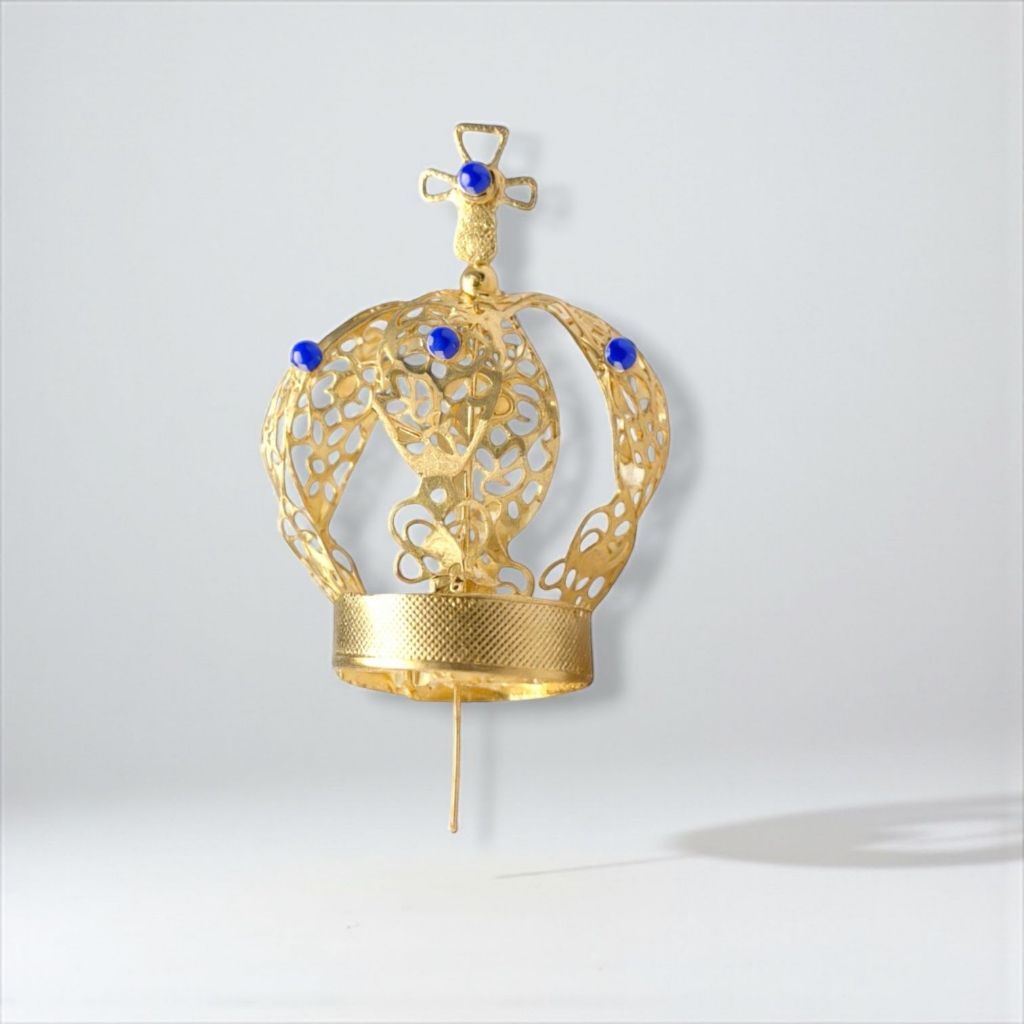 Coroa N5 Folheada Para Imagem De 35cm Nossa Senhora Aparecida