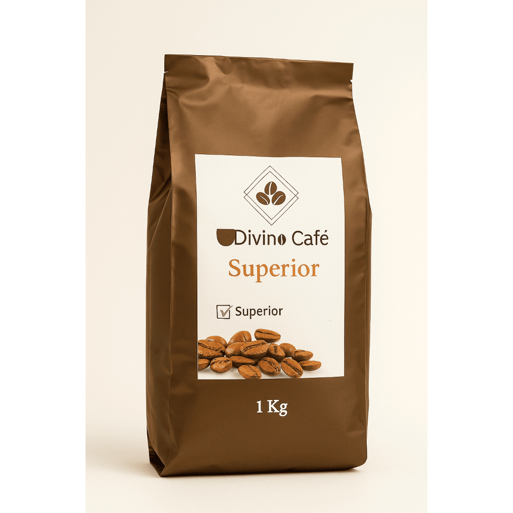 Café Superior Divino Café – Torra Média | 100% Arábica | Sabor Equilibrado e Aromático