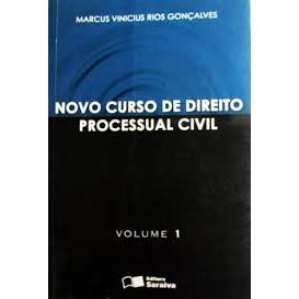 Livro: Novo Curso De Direito Processual Civil, volume 1 De Marcus Vinicius Rios Gonçalves Pela Saraiva