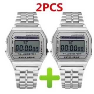 Kit 02 Relógios Digital, Modelo Feminino, Vintage, Retro, Lindos em Oferta na Shopee