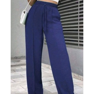 Kit 3 Calças Pantalona Feminina Tecido Duna Conforto do P ao Plus Size em Oferta na Shopee