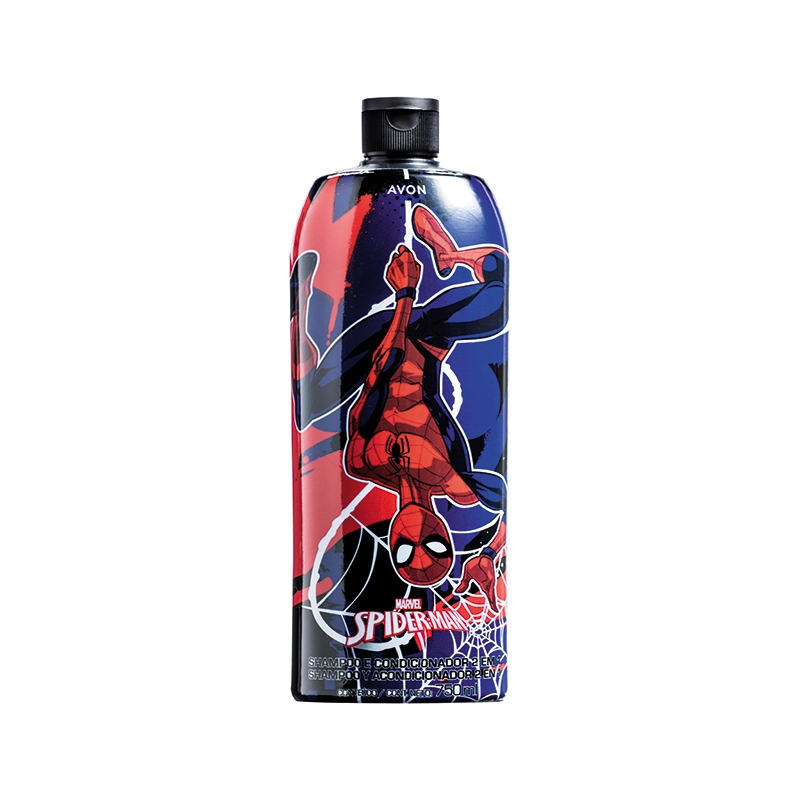 Shampoo E Condicionador 2 Em 1 Homem-Aranha 750ml