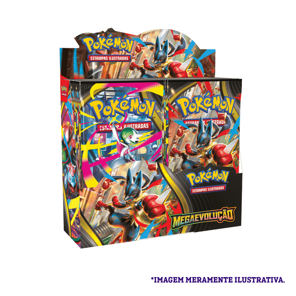 Box Cartas Pokemon Mega Evolução ME01 36 Booster Copag