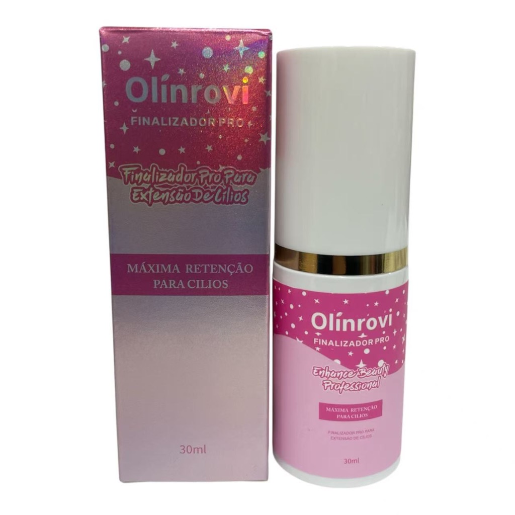 Finalizador OLINROVI 30ml – Máxima Retenção para Extensão de Cílios 💖 Secagem Rápida e Proteção Contra Óleo em Oferta na Shopee