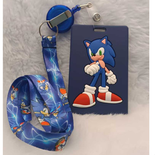 Porta Crachá + Retrátil Roller Clip + Cordão Personalizado Sonic mania Emborrachado em Oferta na Shopee