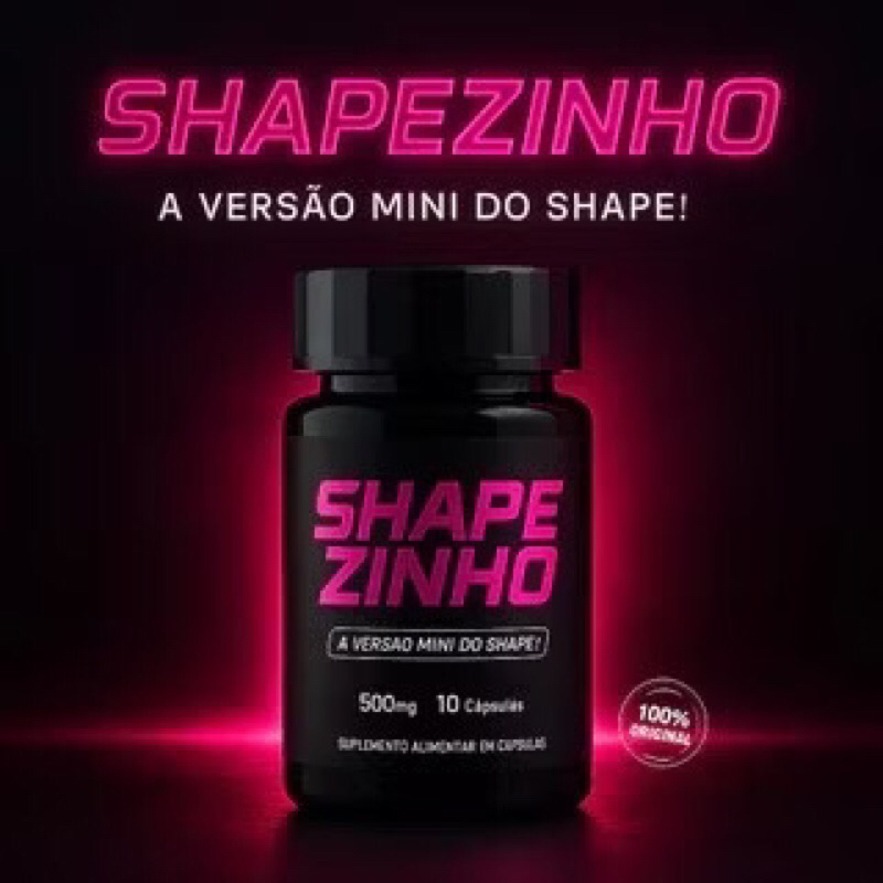 Shapezinho®  1x | Suplemento Natural com 10 Cápsulas - Original Envio Imediato