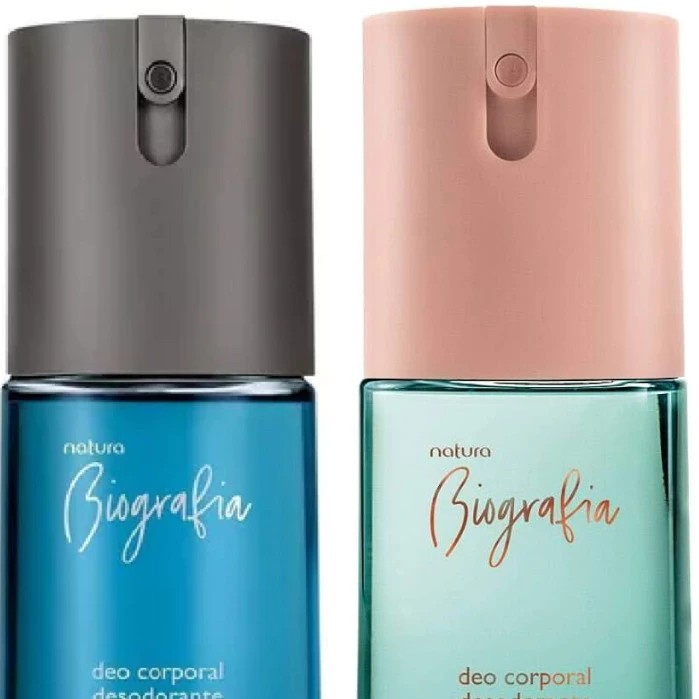 Desodorantes Biografia Masculino e Feminino Natura 100ml Original