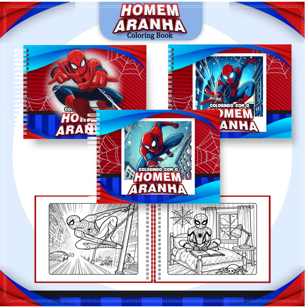 Homen Aranha para Colorir: Onde Comprar | BuscaProdutos