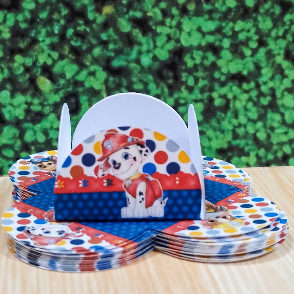 PRONTA ENTREGA Forminhas Patrulha Canina Aquarela para Doces Festa Infantil | Envio Rápido