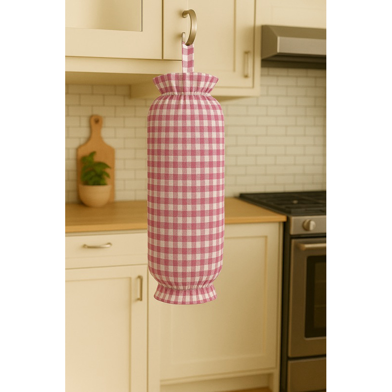 Puxa Saco Xadrez , Cozinha , Porta Sacolinha De Lixo ,Varias Cores. em Oferta na Shopee