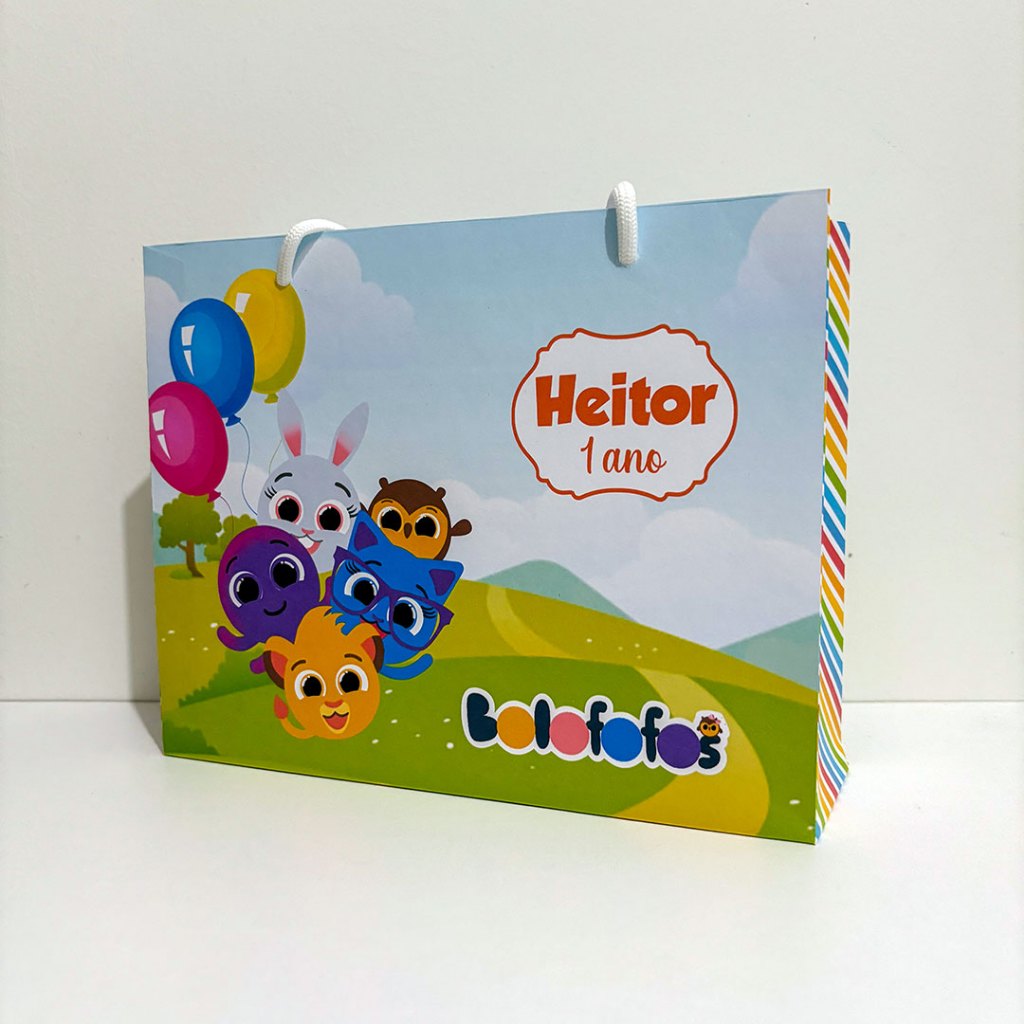Sacolinha Sacola Personalizada | Chá de bebe | Lembrancinha Bolo fofo Bolofofos