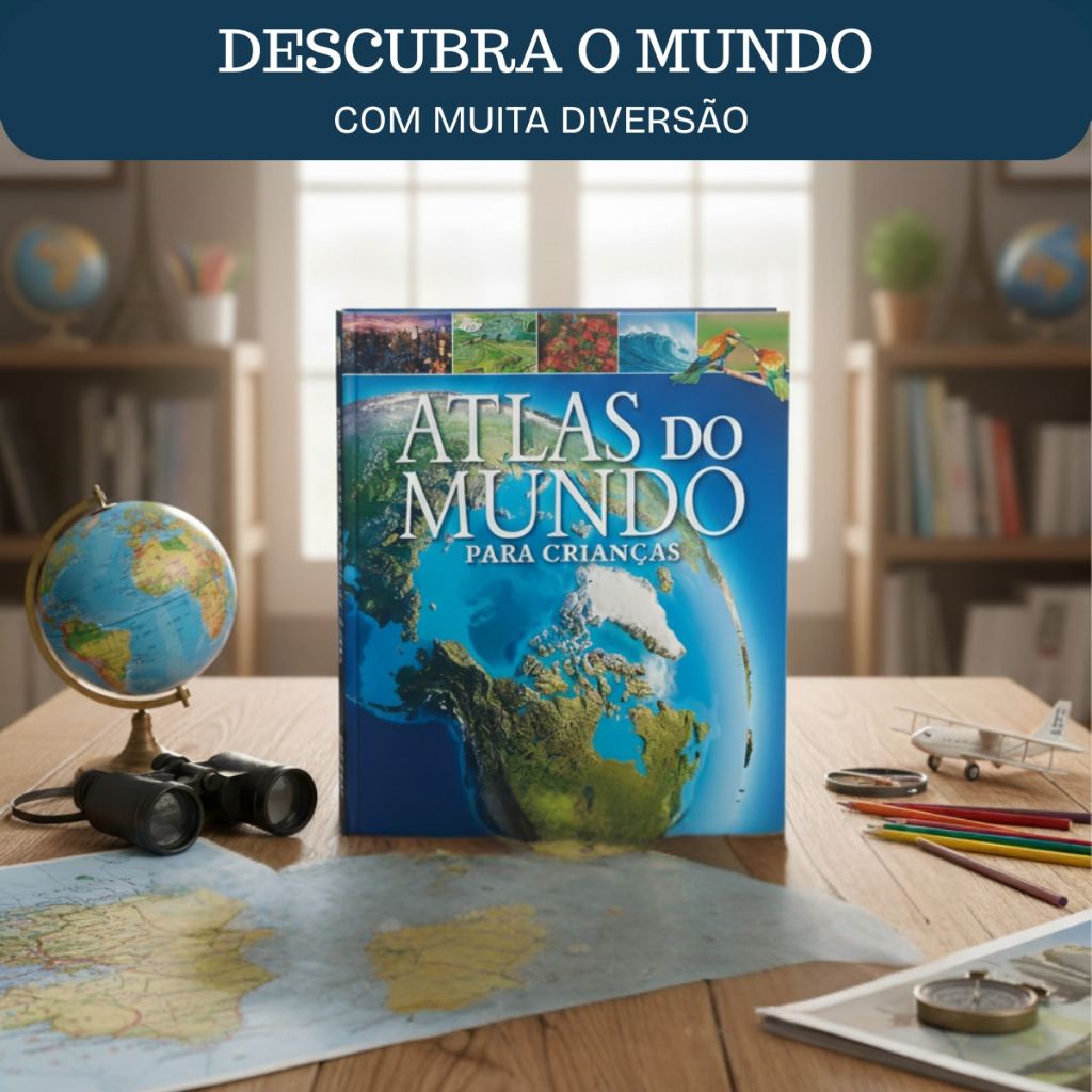 Atlas do Mundo Para Crianças - Claudia Martin