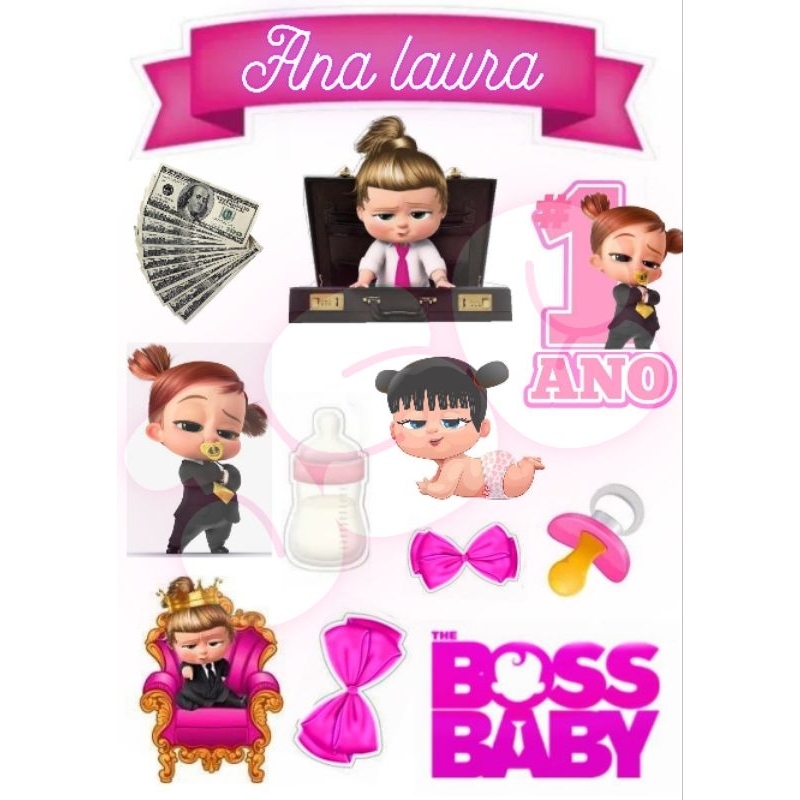 Topper ( Topo de bolo PODEROSA CHEFINHA personalizado para festa)