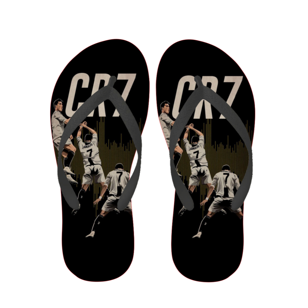 Chinelo personalizado CR7 3 modelos em Oferta na Shopee