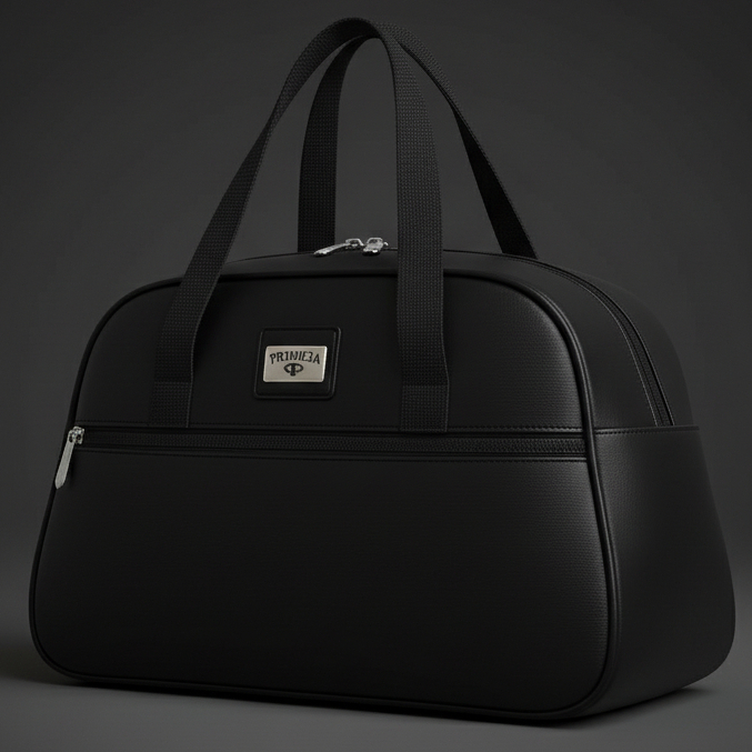 Bolsa de viagem Primicia Mala de Bordo Premium10kg Tamanho Média Com zíper Firenze Preto - Original