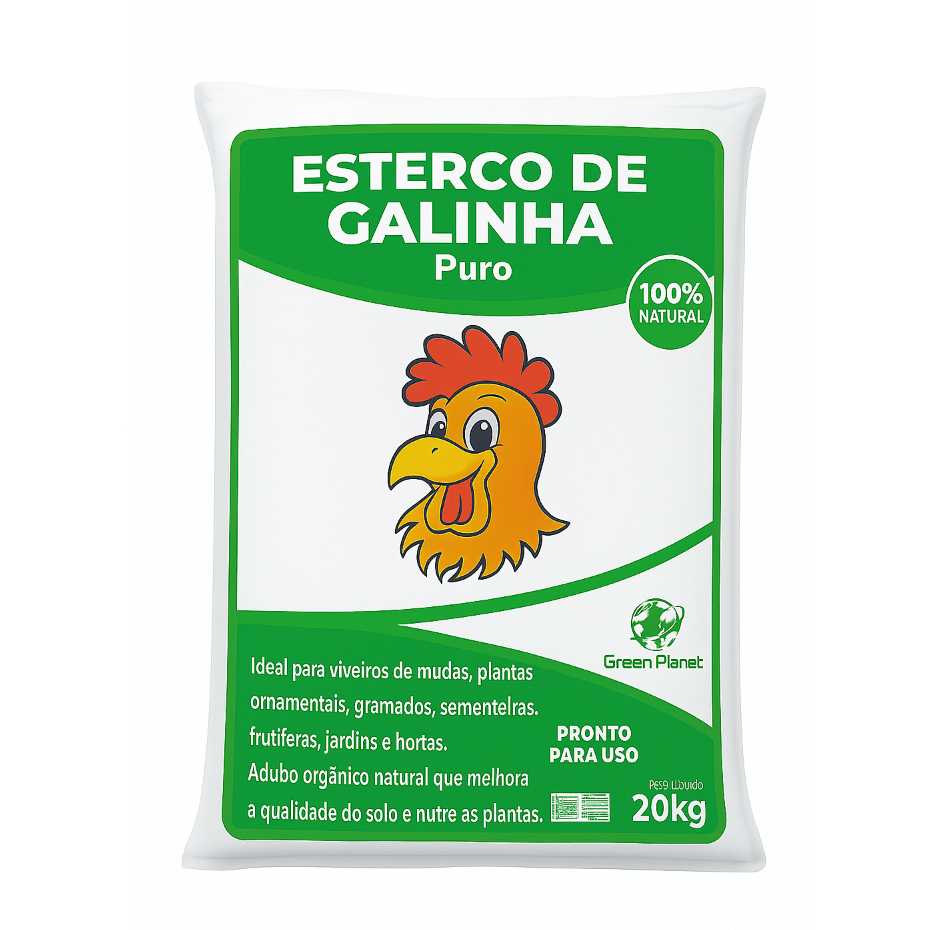 Esterco de Galinha 100% Natural - Escolha a Quantidade! em Oferta na Shopee