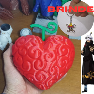 Open Open/Akuma no Mi em PLA fruta do Law + chaveiro - One piece em Oferta na Shopee