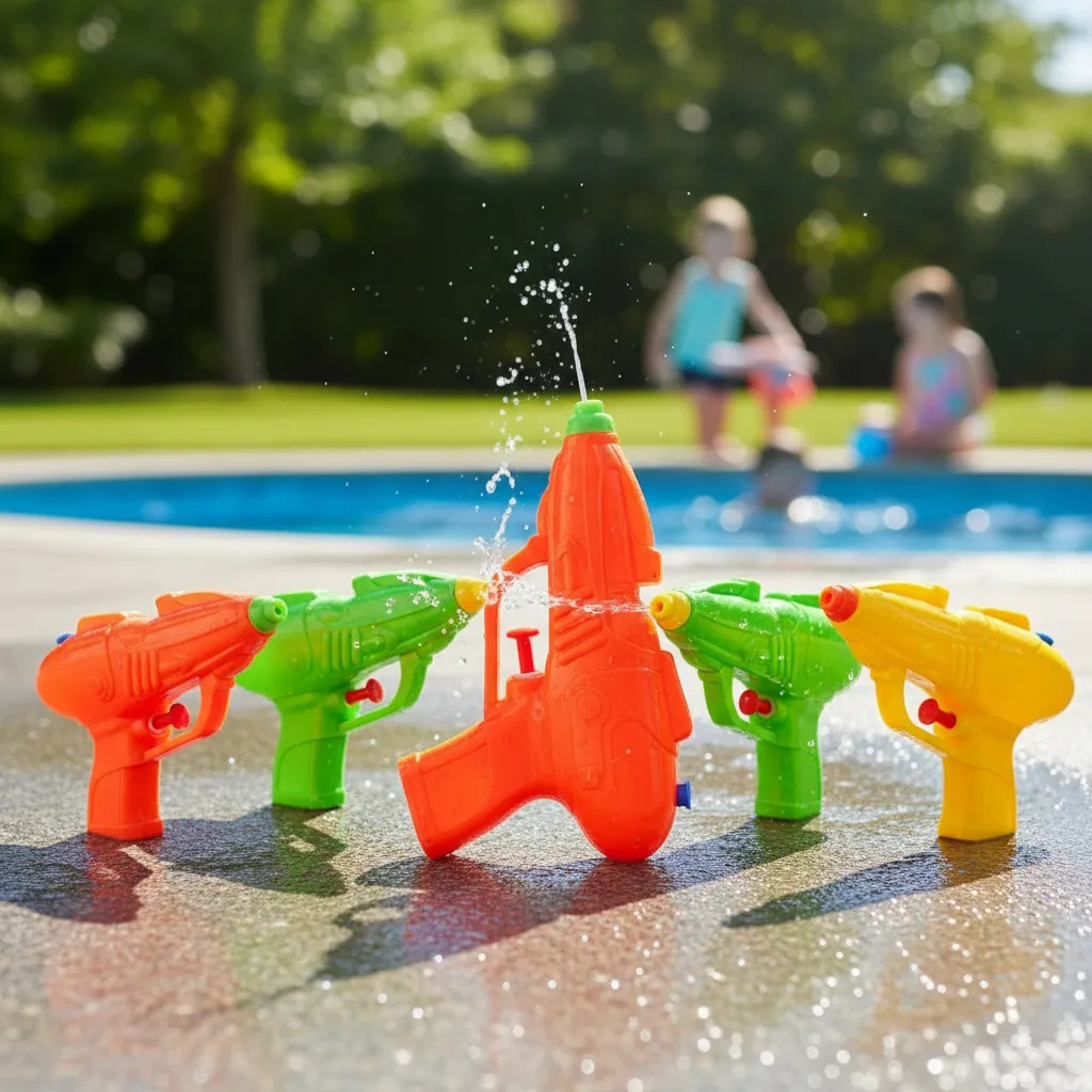 Kit Até 40 Pistola Água Arminha Arma Brinquedo Praia Piscina Infantil Criança Lança Água Atacado